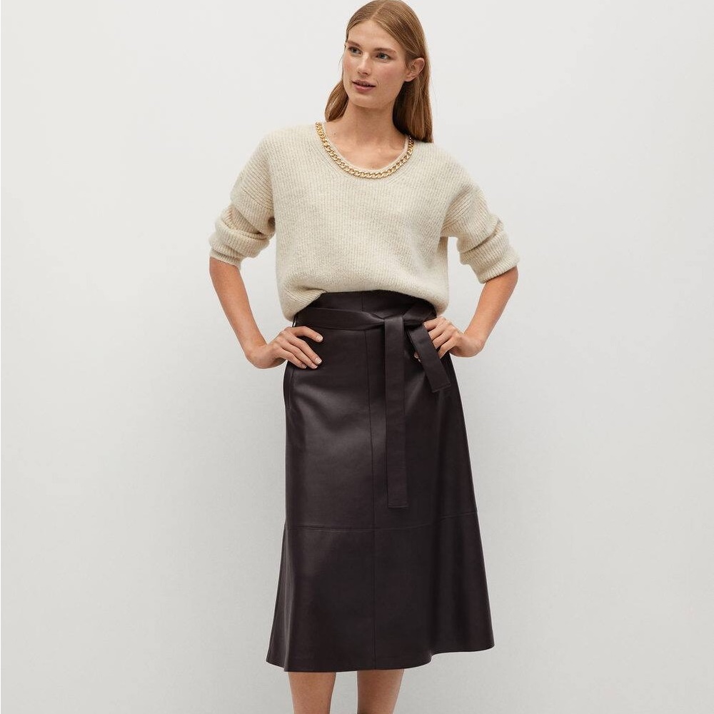 Chain fine-knit sweater NWT